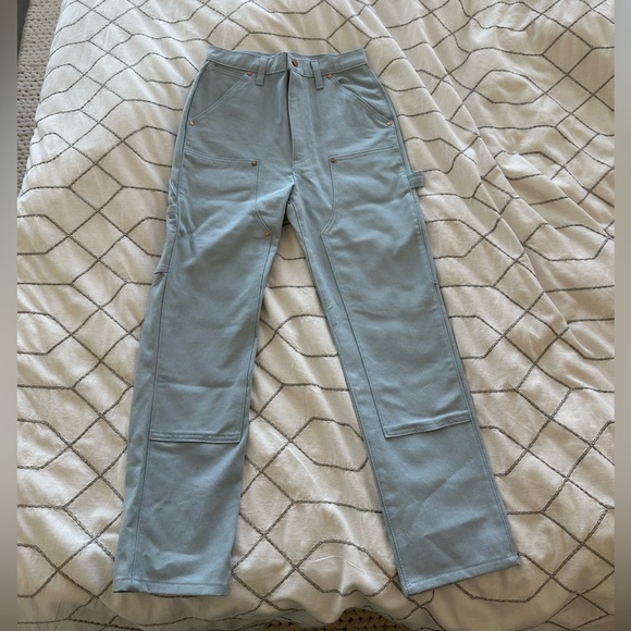 RENGGLI SLIM FIT WORK PANT - Blue Work Pants - Picture 4 of 6